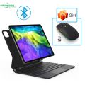[🇹🇭Stock&COD]🚀 GOOJODOQ Magic Keyboard  เมจิกคีย์บอร์ด for iPad Pro 11 Pro 12.9 Air 4 Air 5 iPad 10th 10.9inch Air6 M2/M3 11inch Air6 M2/M3 13inch iPad Pro 2024 11inch&13inch iPad A16 11inch Wireless Bluetooth keyboard 2018-2025. 