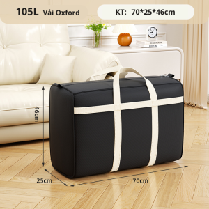 Túi đựng quần áo chăn bông túi đựng đồ di chuyển vải Oxford cao cấp chống thấm nước dung tích lớn F7