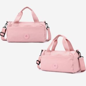Korean Woman Puffy Bag with Two Handles and Adjustable Shoulder Crossbody Strap Casual sports Multi-functional Bags For Women Sling Bag Lighweight Nylon Waterproof