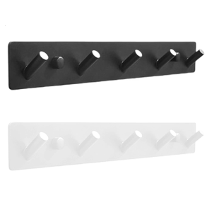 Various Hook Wall Mounted Coat Rack in Elegant Color Portable Accessory for Hanging Clothes and Towels in Any Room