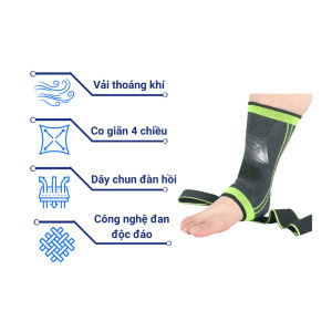 Đai Nẹp Bảo Vệ Khớp Thể Thao Co Giãn | Hỗ Trợ Cổ Tay Khuỷu Tay Bàn Tay Cổ Chân | Băng Quấn Thoáng Khí