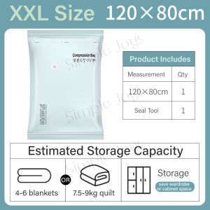 Vacuum Storage Bag Compression Sealed