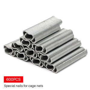 Type M Nail Ring Plier Set Heavy duty Hog ring plier Chicken mesh clip with 600pcs M Clips for rabbit dog bird cage