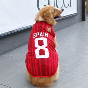Baju Kucing Anjing Pakaian Hewan Peliharaan Sepak Bola Basket Rompi Bahan Katun Rompi Sports Anabul