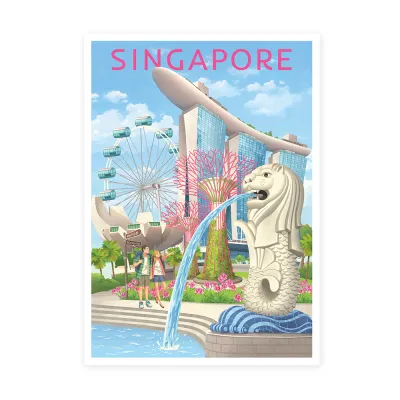 Loka Made Singapore Series Postcard