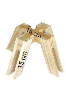 TN08 ขาตั้งกระถางต้นไม้ และอื่นๆชั้นวางกระถางมินิมอล ไม้สนนอก