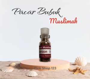 (Min BELI 3 pcs) KUTEK MUSLIMAH HENNA BUBUK PACAR ARAB SAH UNTUK SHOLAT