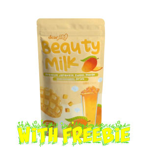 Dear Face Beauty Milk Collagen Drink MANGO with FREE SOAP