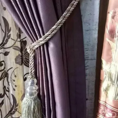 Sepasang Tasel Tali Ikat Gorden/Hordeng Model CRISTAL