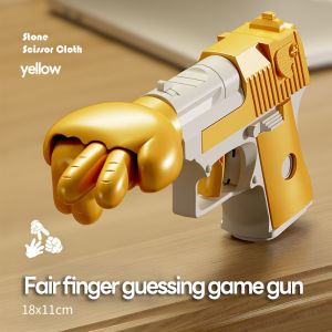 Fair guessing toy gun creative guessing toy game parent-child interaction rock paper scissors gun unique new and unique toy desktop game props