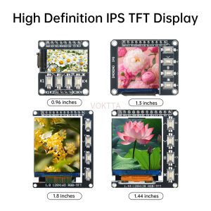 0.96 "/1.3"/1.44 "/1.8" TFT IPS mô-đun hiển thị LCD với 4 phím st7735/st7789 trình điều khiển giao diện SPI