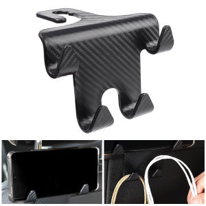 Universal Car Headrest Back Seat Hook Seat Hanger Vehicle Organizer Holder for Handbags Purses Coats and Grocery Bag