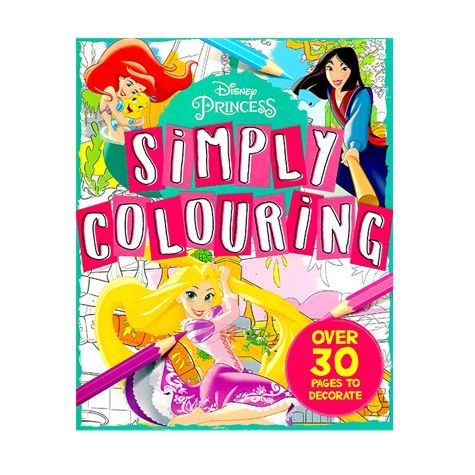 Disney Princess Simply Colouring | Coloring Book | Activity Book ...