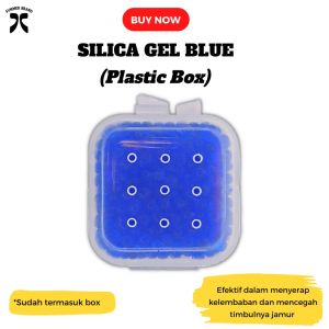 Silica Gel Biru / Silica Gel Plastic Box Serbaguna Untuk Sepatu Tas Pakaian Elektronik