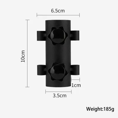 Adjustable Camping Tent Pole Holder Camping Pole Fixed Holder with Nut 30cm Camping Tent Peg Tent