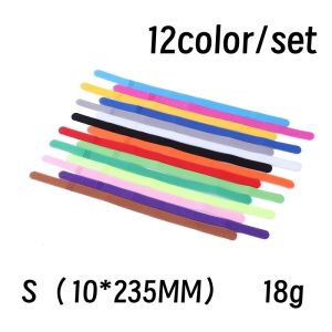 12 Pcs/Set Newborn Pet Collar Puppy Identify Collar Adjustable Nylon Small Pet Dog Collar Kitten Necklace Whelping Puppy Collars