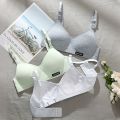 Umiwear Thin cotton without steel ring gathered Girls bra Women Cotton bra Without Steel Ring bras. 