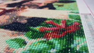 NAIMOER 5D Cows Diamond Art Kits for AdultsDiamond Art Kits Cattle Full Drill Gem PaintingDiamond Arts Kits Animals Farm Craft for Home Wall Decor 30x40cm (Flowers and Cattle)