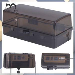 Waterproof Outdoor Electrical Box with Weatherproof Cover Large Size for Garden and Exterior Applications