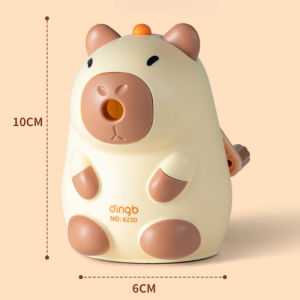 LVYIMAO [50% Coupon] Clitomkกบเหลาดินสอคาปิบารา รุ่นใช้มือหมุน ไม่ต้องใช้มือจับดินสอเวลาเหลาPC30 สำหรับนักเรียนเครื่องเขียน รูปแบบการ์ตูนดินสอคมเครื่องเขียนอุปกรณ์โรงเรียน เครื่องคมดินสอหมุน [เครื่องเขียนนักเรียน]