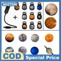 SHZTGM USB Trần mặt trăng Trái Đất thiên hà chiếu bầu không khí ánh sáng bầu trời đầy sao đèn ánh sáng ban đêm lãng mạn trang trí phòng ngủ. 
