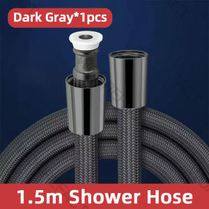 Flexible Shower Hose PET Braided Anti-Rust Anti-Burst Tube for HDB BTO Bathroom High Pressure Water Replacement
