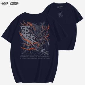 Kaos Distro Jepang Original Tshirt Pria Branded Japanese Art Guntai Cloth GT 36 Cotton Combed 24s