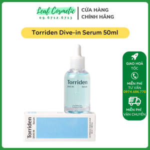 Tinh Chất Cấp Nước TORRIDEN DIVE-IN Serum Hyaluronic Phục Hồi Giảm Kích Ứng 50ml - Leaf Cosmetic