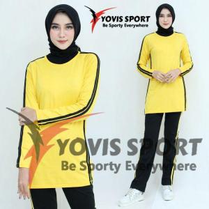 setelan senam yovis sport jumbo