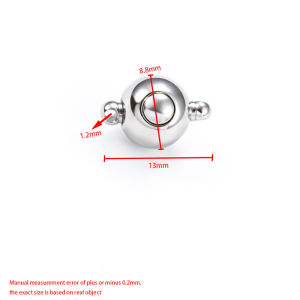 เหล็กสแตนเลสกลมขัดตัวล็อคแบบเข็มทรงกลมตะขอเครื่องประดับสร้อยคอแบบทำมือล็อคการเชื่อมต่อสร้อยข้อมือ