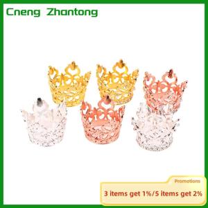 Cneng 1 12 Dollhouse Mini Princess Crown Dollhouse Simulation Rhinestone Crowns Small Tiara Dolls House Decoration Accessories