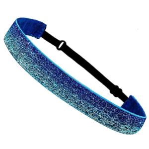 Điều chỉnh không trượt long lanh dây buộc tóc thể thao cho nữ Khăn Quấn Đầu thể dục dụng cụ bóng đá lấp lánh-Headband Lấp Lánh-Phụ kiện tóc