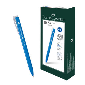 Faber-Castell RX Gel Pen 0.5mm 0.7mm Smooth Writing Gel Pen Black Blue Red Office School