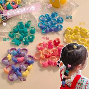 Set 10 cột tóc cho bé gái hình tim sao nơgấu dễ thương PK109
