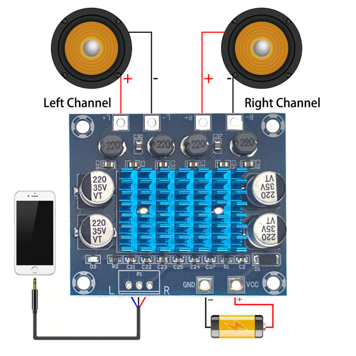 TPA3110 XH-A232 30W+30W 2.0 Channel Digital Stereo Audio Power ...