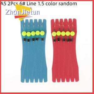 zhanjietun 2Sets Equipment Fishing Hair Rigs Hook Pesca Ready Made Carp Fishing Hook Size 3#4#5#6#7# Carp Rigs Fishing Lure Fishing Tackle