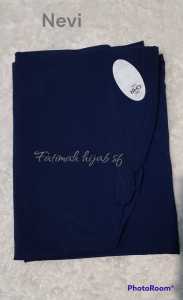 Jilbab Jersey Super Tebal Jumbo XXL Motif Garis Warna-Warni