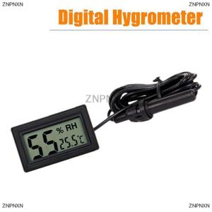 [COD] ZNPNXN เครื่องวัดอุณหภูมิและความชื้นแบบฝังตัวตู้เย็นตู้ตู้ปลาเครื่องตรวจจับความชื้นในตู้ปลาจอ LCD ดิจิตอลขนาดเล็กที่สะดวก
