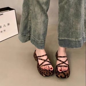 [Free Shipping] Fashionable WomenS Sandals Platform-Soled Thick-Soled One-Strap Design New Summer Styles Thick-Soled Wedge Sandals
