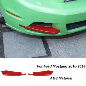 HH8 TESIN Car Red Interior Decoration Cover Stickers For Ford Mustang 2009 2010 2011 2012 2013 2014 Exterior Accessories Car Styling 3T7R1