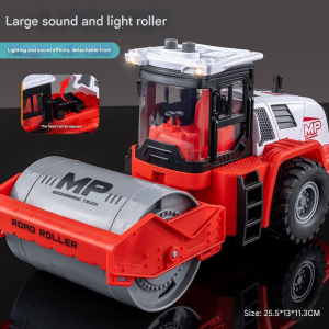 Toy engineering vehicle large sound and light roller roller bulldozer childrens toy car model