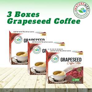GrapeSeed Coffee Mix with Chia Seeds | 3 Boxes