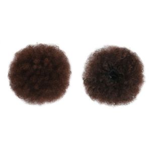 BEAUTYLADIES Hair Extension Afro Puff Drawstring Ponytail Large Size Ombre Kinky Curly Afro Ponytail Natural Updo Synthetic Messy Bun for Black Women