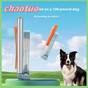 chaotuo Có thể gập lại dài xử lý thép chó mèo Pet poop Scoop rác Grabber Telescopic Dirt picker thân thiện với môi trường vật nuôi làm sạch