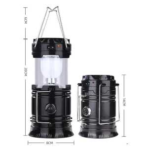 Lampu solar Emergency Led Lentera plus Senter-Rechargeable Camping Lantern