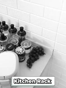 Multipurpose Trolley Rack Steel Kitchen Organizer Storage Rack Wheel Removable Drain Basket 移动夹缝置物架