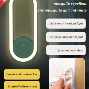 Ultrasonic Mosquito Repellent Bedroom Kids Silent Night Light Home Insect Repeller/Non-glare/Quiet Mite Control/Mosquito Lamp Family Use