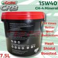 Toyota Hilux Nissan Navara Isuzu D-Max Castrol Genuine Engine Oil 15W40 CH-4 Mineral 7.5L Diesel mileage 5K. 