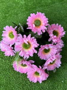 Cụm Hoa Giả ( cúc chén) dùng trang trí nhà cửa .cắm bình. cắm cổng .hàng rào