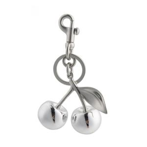 Resin Cherry Bag Charm with Key Rings Chic Cherry Keychain Bag Accessory Keyrings Pendant for Parties and Celebrations